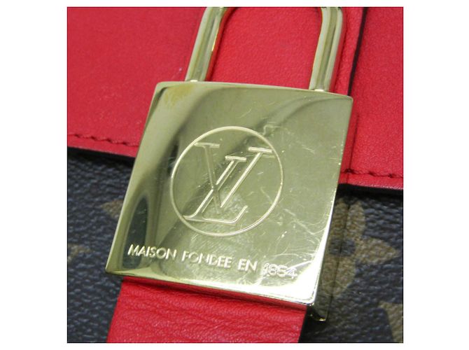 Borsa Louis Vuitton Monogram Rocky BB M44322 Marrone Rosso - vista 10