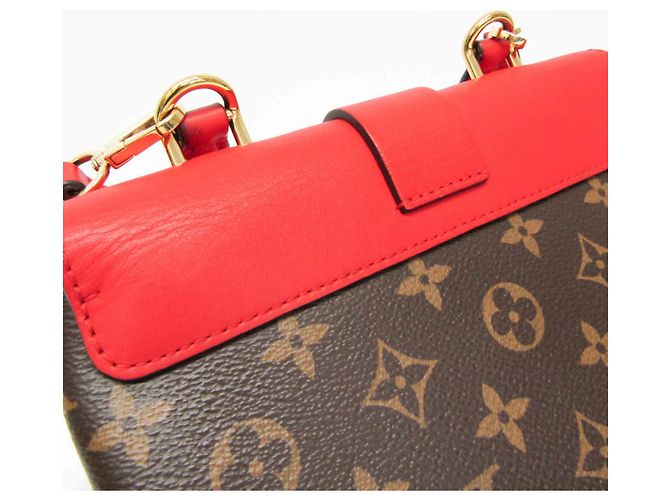 Borsa Louis Vuitton Monogram Rocky BB M44322 Marrone Rosso - vista 14