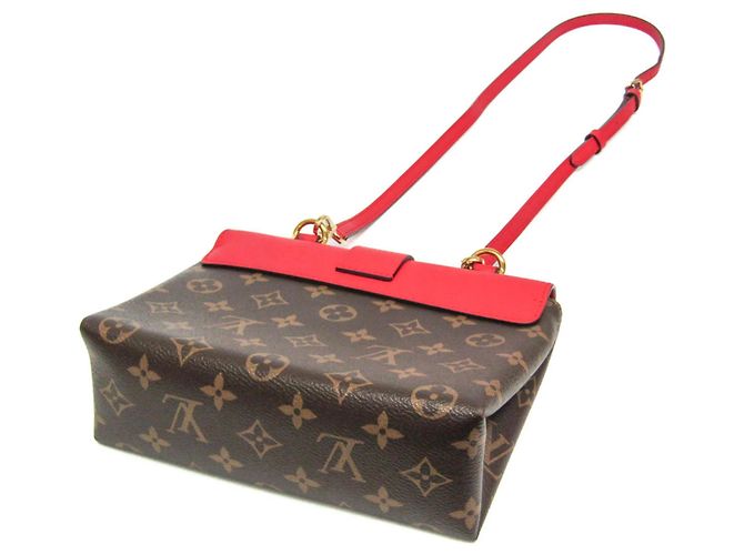 Borsa Louis Vuitton Monogram Rocky BB M44322 Marrone Rosso - vista 2