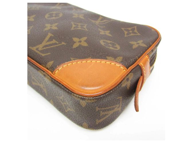 Clutch Louis Vuitton Monogram Marly Dragonne PM Marrone - vista 4