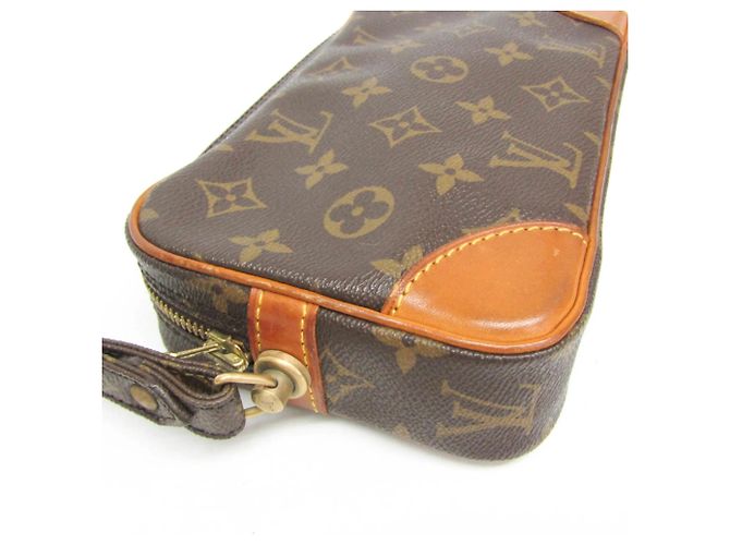 Clutch Louis Vuitton Monogram Marly Dragonne PM Marrone - vista 5