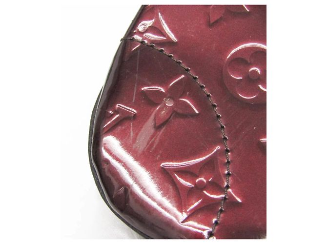 Borsa a tracolla Louis Vuitton Monogram Vernis Rosewood Avenue Bordò - vista 12