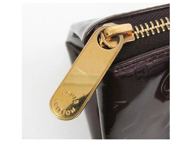 Borsa a tracolla Louis Vuitton Monogram Vernis Rosewood Avenue Bordò - vista 13