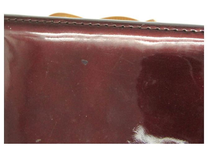Borsa a tracolla Louis Vuitton Monogram Vernis Rosewood Avenue Bordò - vista 8