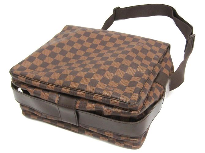 Borsa a tracolla Louis Vuitton Damier Naviglio N45255 da uomo Marrone - vista 2