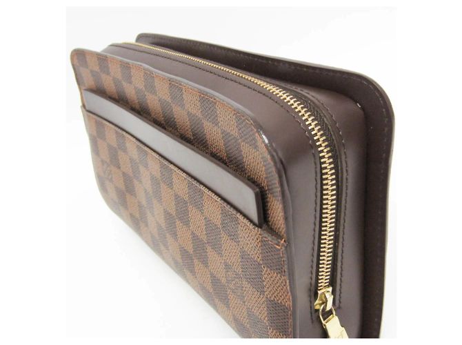 Louis Vuitton Damier Saint Louis N51993 Clutch Bag Brown - view 7