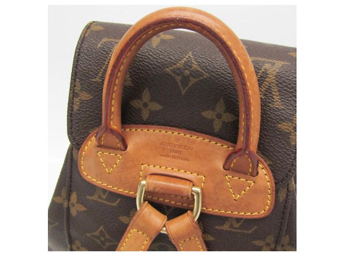 Zaino da donna Louis Vuitton Monogram Mini Monsuri Marrone - vista 13