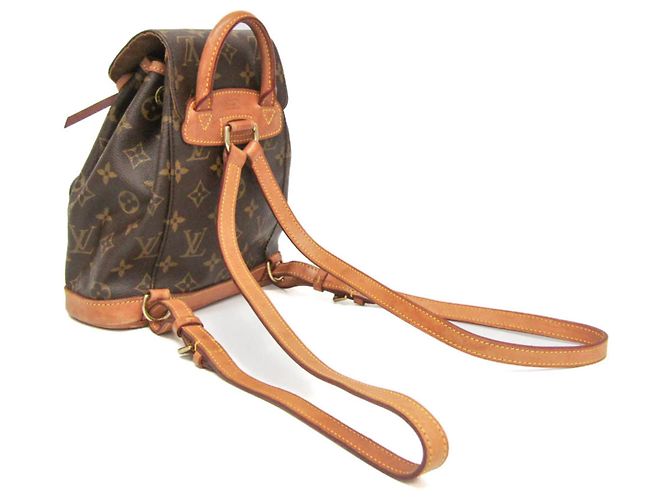 Zaino da donna Louis Vuitton Monogram Mini Monsuri Marrone - vista 2