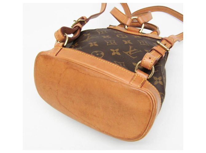 Zaino da donna Louis Vuitton Monogram Mini Monsuri Marrone - vista 4