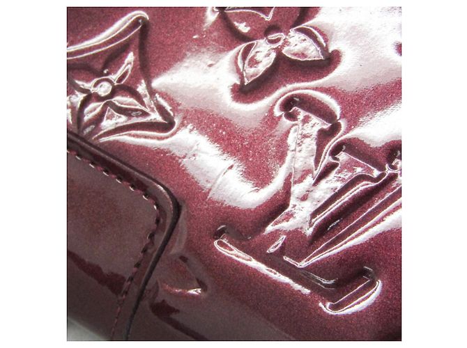 Portafoglio Louis Vuitton Monogram Vernis Sarah Ribbon Rosso - vista 11