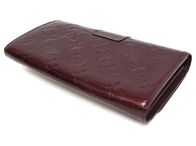 Portafoglio Louis Vuitton Monogram Vernis Sarah Ribbon Rosso - vista 3