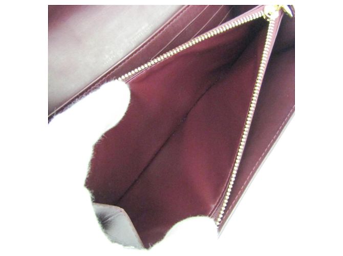 Portafoglio Louis Vuitton Monogram Vernis Sarah Ribbon Rosso - vista 5