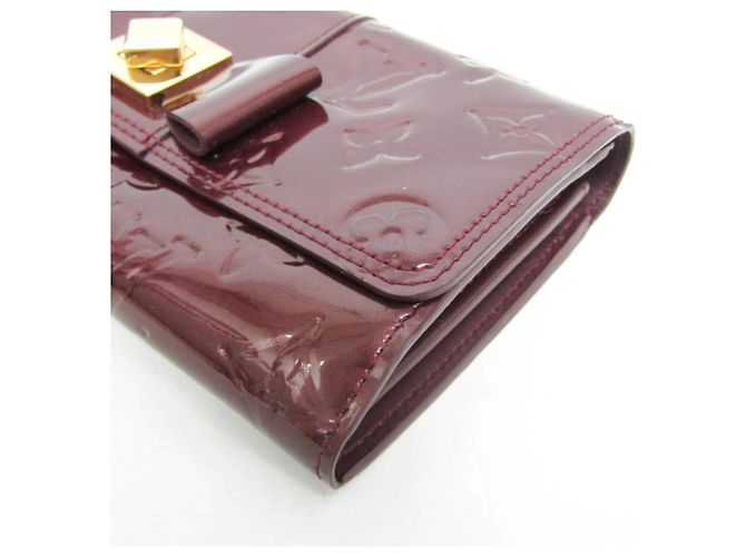 Portafoglio Louis Vuitton Monogram Vernis Sarah Ribbon Rosso - vista 6