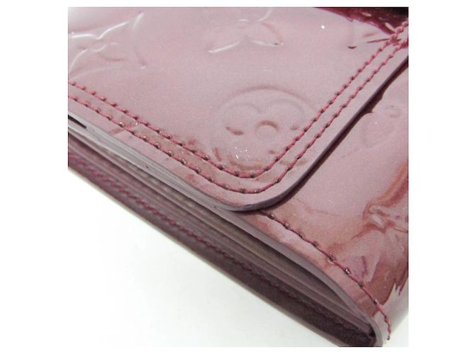 Portafoglio Louis Vuitton Monogram Vernis Sarah Ribbon Rosso - vista 7