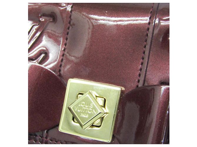 Portafoglio Louis Vuitton Monogram Vernis Sarah Ribbon Rosso - vista 9
