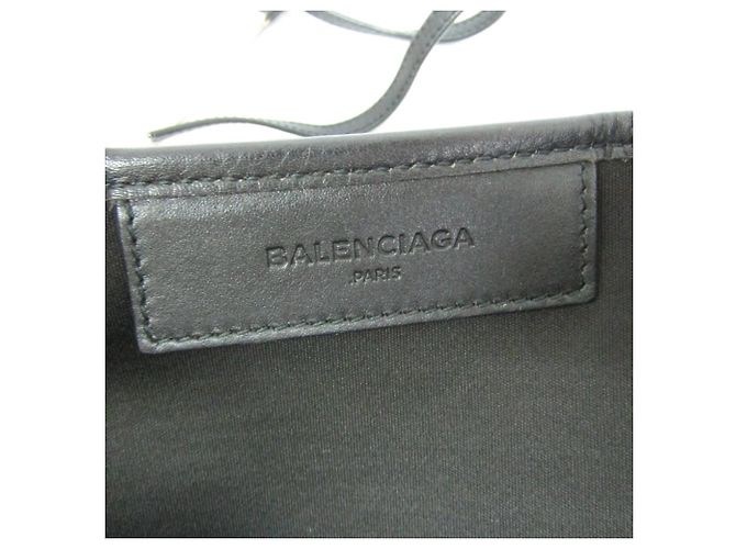 Borsa Cabas S Balenciaga Navy Nero Bianco sporco - vista 19