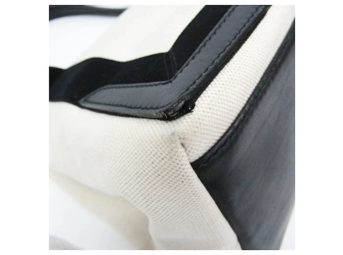 Borsa Cabas S Balenciaga Navy Nero Bianco sporco - vista 4