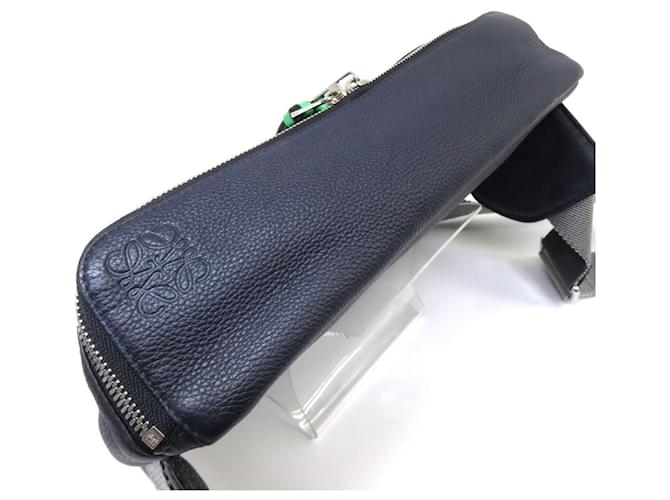 Borsa a tracolla Loewe Puzzle Marrone Blu navy Verde chiaro - vista 5