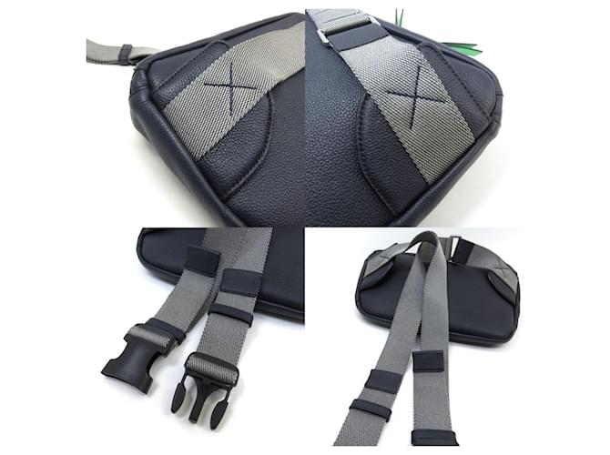 Borsa a tracolla Loewe Puzzle Marrone Blu navy Verde chiaro - vista 8