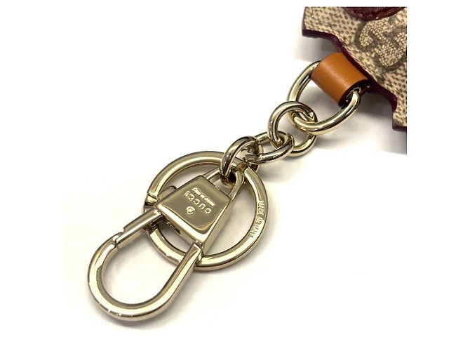 Charm per borsa Gucci a forma di gufo beige - vista 6