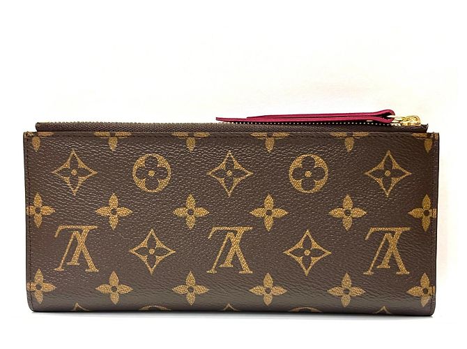 Portafoglio Adele Monogram Louis Vuitton Marrone Rosso - vista 2