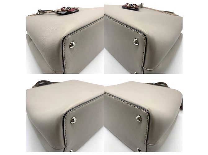 Borsa a mano e borsa a tracolla Fendi Petite 2Jours Beige - vista 3