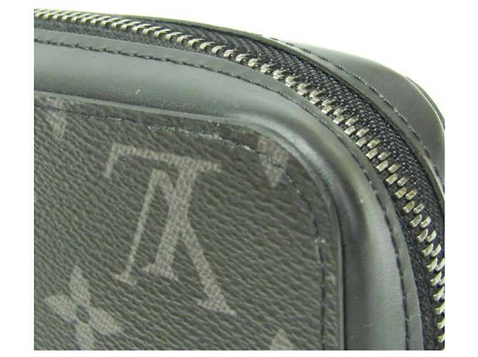 Louis Vuitton Monogram Eclipse Zippy XL Long Wallet Black - view 10