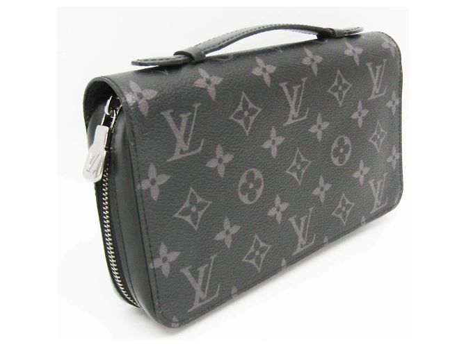 Louis Vuitton Monogram Eclipse Zippy XL Long Wallet Black - view 13