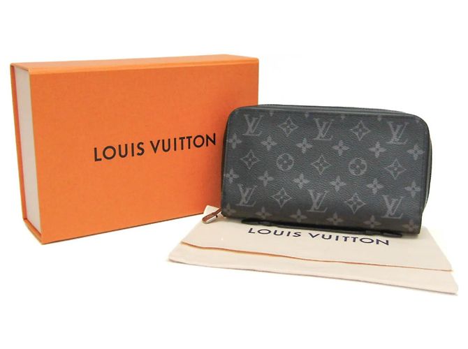 Louis Vuitton Monogram Eclipse Zippy XL Long Wallet Black - view 2