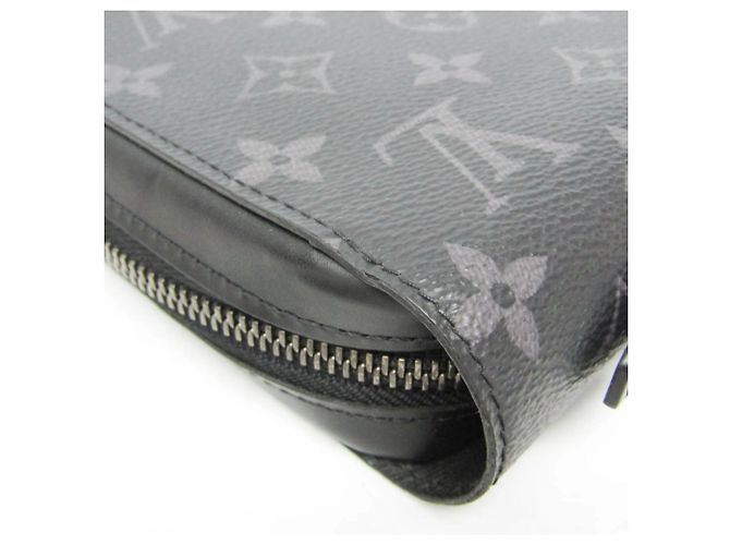 Louis Vuitton Monogram Eclipse Zippy XL Long Wallet Black - view 6