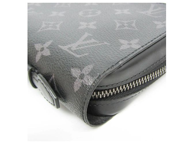 Louis Vuitton Monogram Eclipse Zippy XL Long Wallet Black - view 7