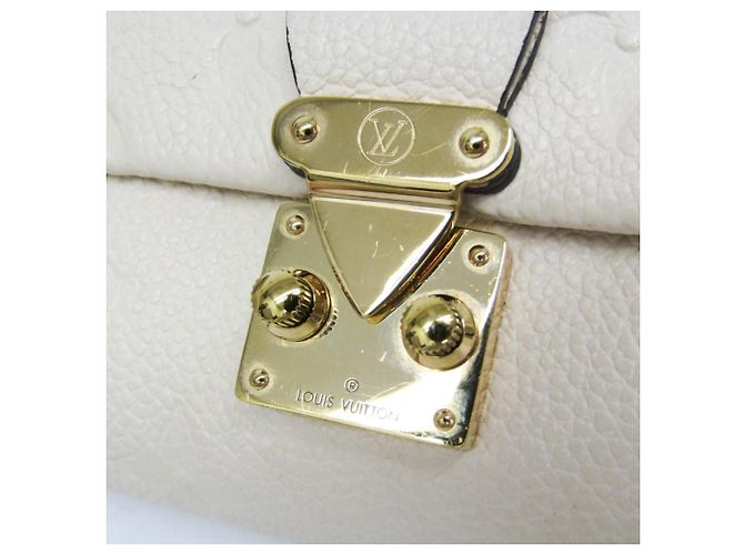 Cartera Compacta Louis Vuitton Monogram Empreinte Métis Crudo Blanco roto - vista 12