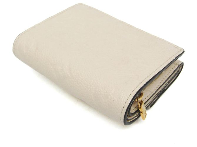 Cartera Compacta Louis Vuitton Monogram Empreinte Métis Crudo Blanco roto - vista 2