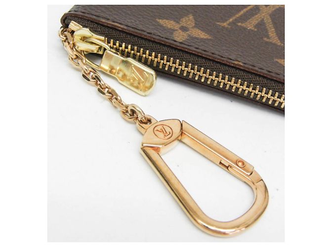 Louis Vuitton Monogram Key Pouch M62650 Castaño - vista 7