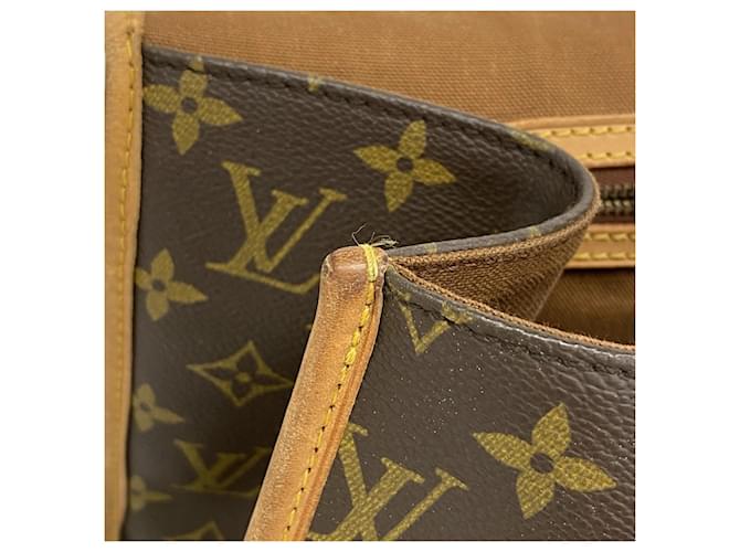 Borsa Louis Vuitton Monogram Beverly Marrone - vista 11