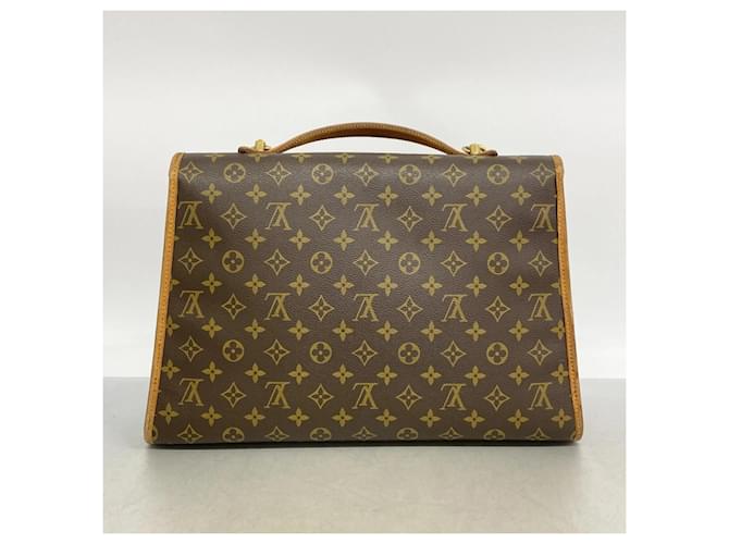 Borsa Louis Vuitton Monogram Beverly Marrone - vista 15