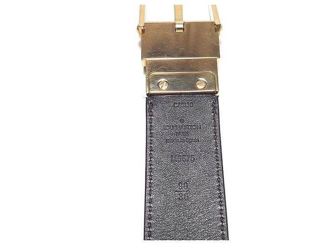 Cintura reversibile Louis Vuitton Damier Infini Marrone - vista 6