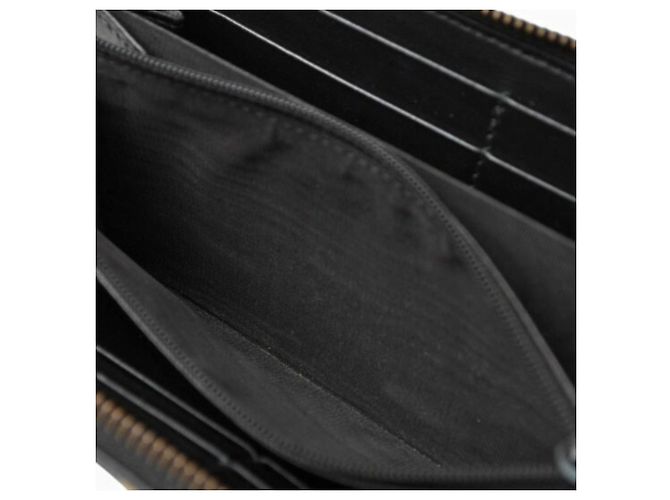 Marmont Gucci Long Wallet aus schwarzem Leder - Ansicht 11