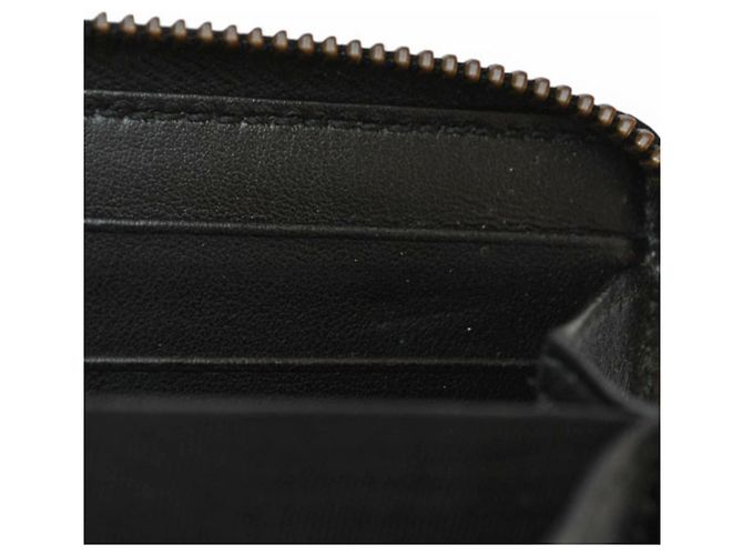 Marmont Gucci Long Wallet aus schwarzem Leder - Ansicht 13