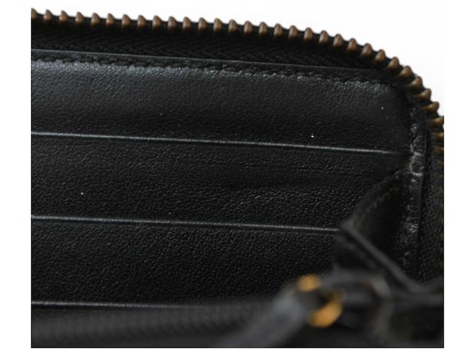 Marmont Gucci Long Wallet aus schwarzem Leder - Ansicht 15