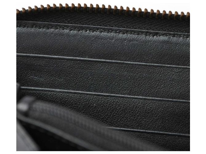 Marmont Gucci Long Wallet aus schwarzem Leder - Ansicht 16
