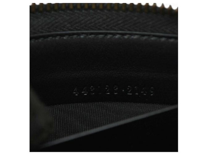 Marmont Gucci Long Wallet aus schwarzem Leder - Ansicht 17