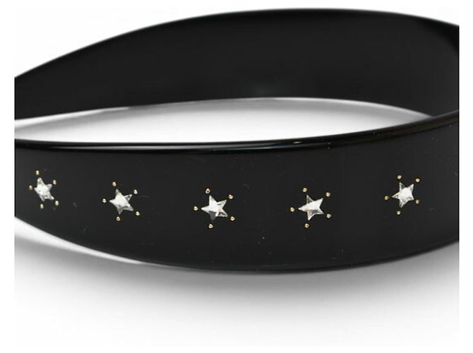 Cerchietto Alice in plastica nera Gucci Nero - vista 4