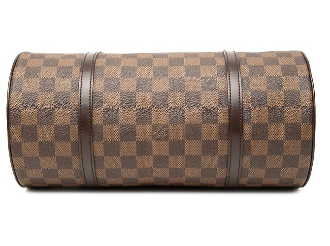 Louis Vuitton Marrone Damier Ebene Papillon 30 - vista 3