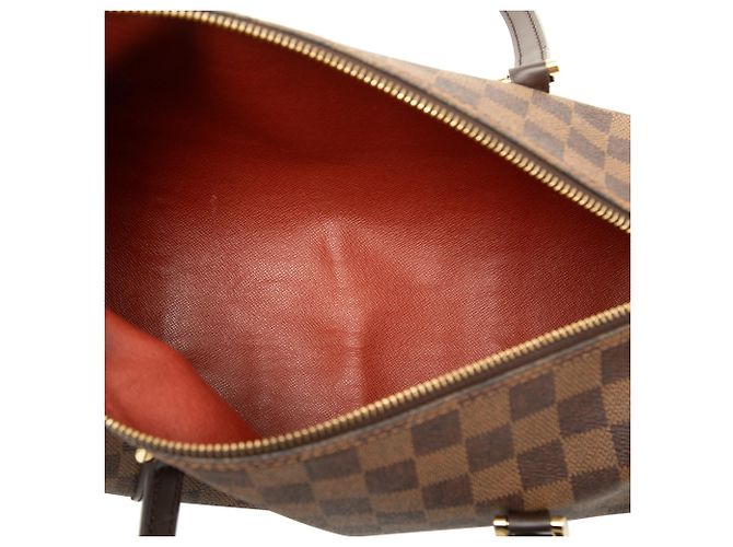 Louis Vuitton Marrone Damier Ebene Papillon 30 - vista 4
