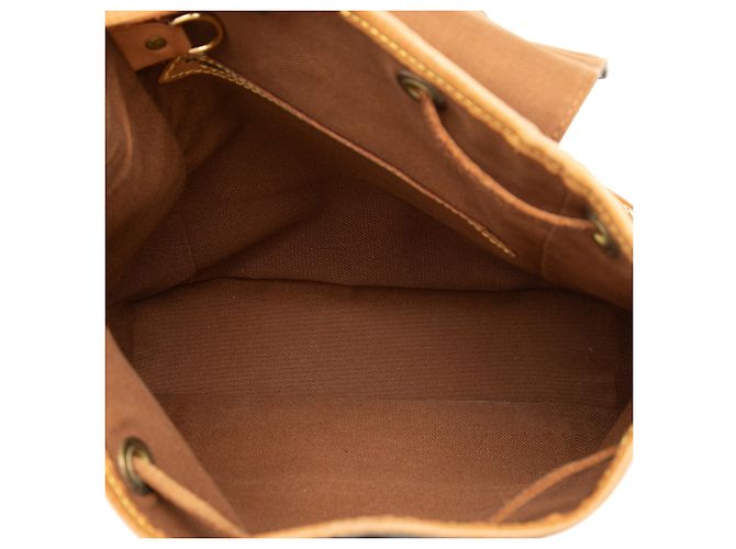Louis Vuitton Marrone Monogram Montsouris PM - vista 4