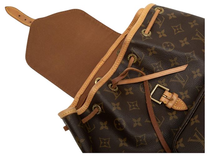 Louis Vuitton Marrone Monogram Montsouris PM - vista 7