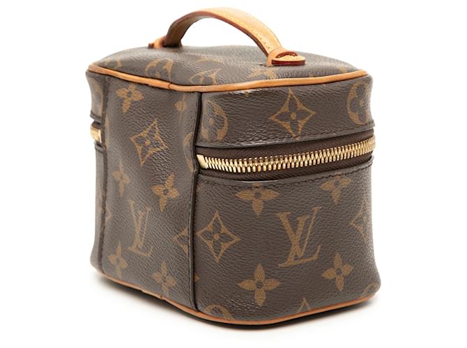 Louis Vuitton Vanity Case Nice Nano Marrone Monogram - vista 2