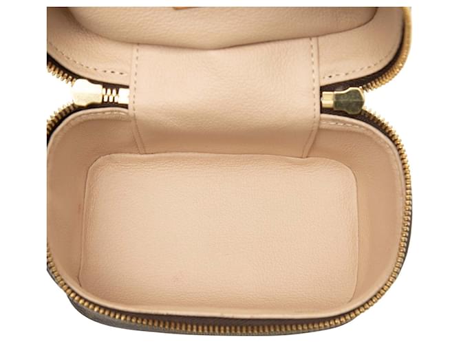 Louis Vuitton Vanity Case Nice Nano Marrone Monogram - vista 4