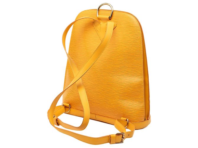 Louis Vuitton Yellow Epi Gobelins Giallo - vista 2